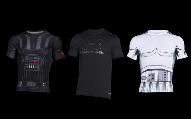 Under Armour X Star Wars: The Imperial Alter Ego Baselayers T Shirt Singapore Price