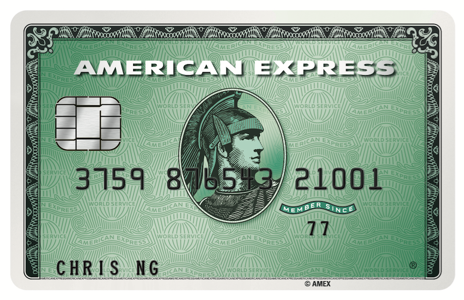 American Express Green Card Returns to Singapore
