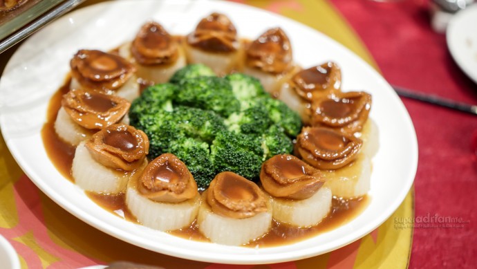 Abalone and white radish dish from the Happy Tao Heung Banquet set menu