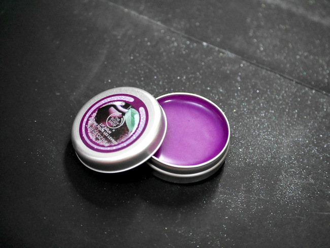 The Body Shop Frosted Plum Lip Balm, S$12.90.