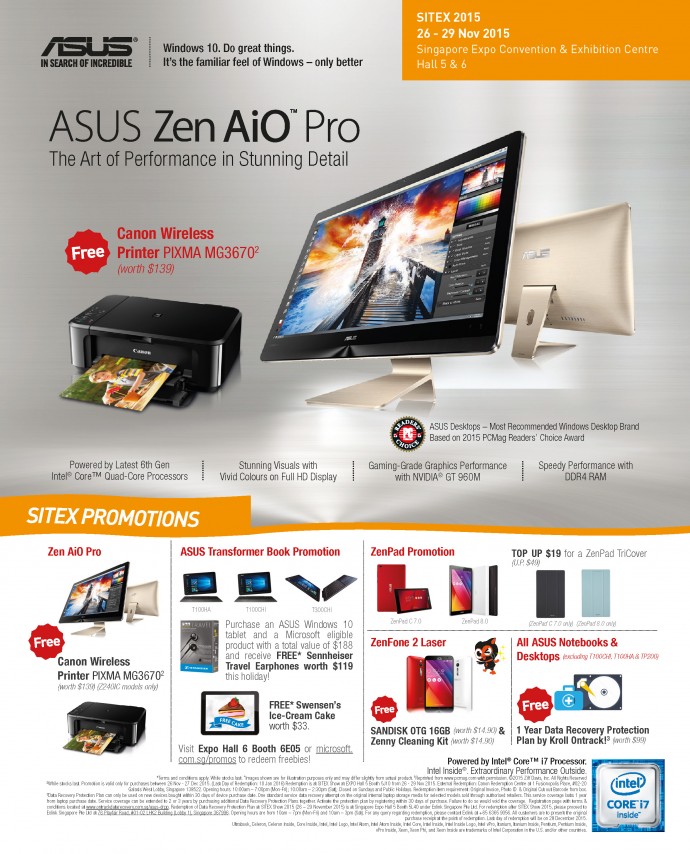 SITEX 2015: ASUS Laptop & PC Flyers