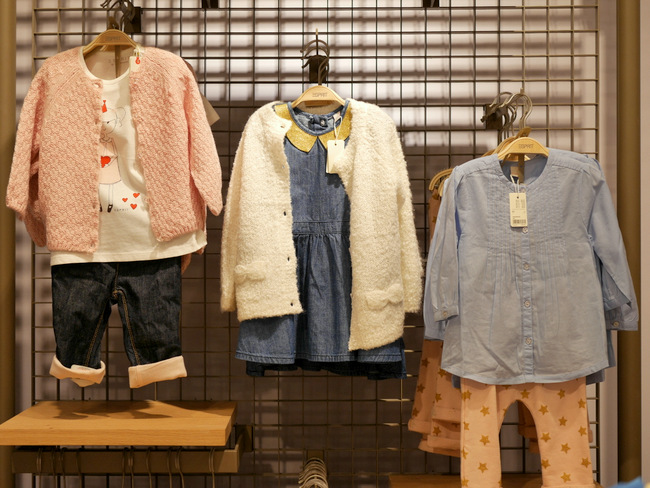 Esprit flagship store at Vivocity features an extensive selection for kids.