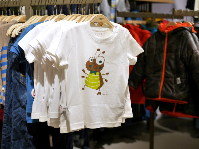 Esprit flagship store at Vivocity features an extensive selection for kids.