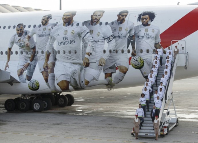 Emirates Real Madrid A380 Livery