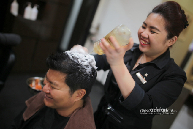 Yun Nam Hair Care - You get a hair wash before every treatment.