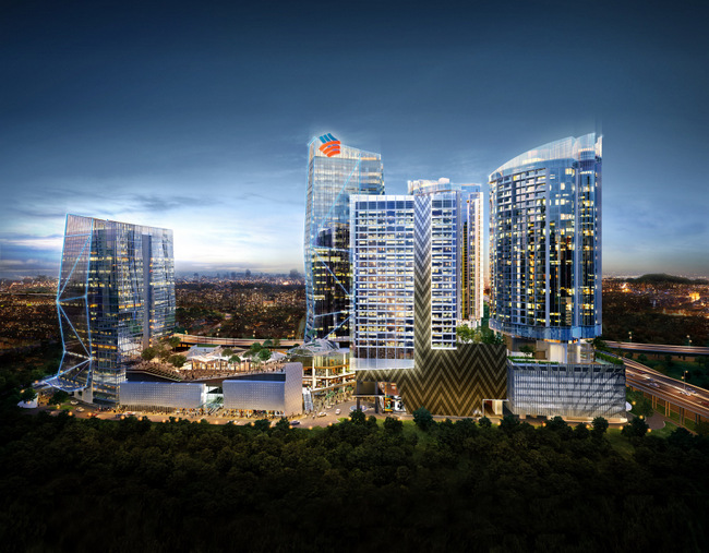 Artist Impression of Damansara City, Kuala Lumpur