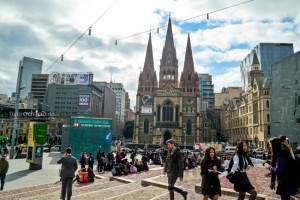 Melbourne City St Paul Catheral