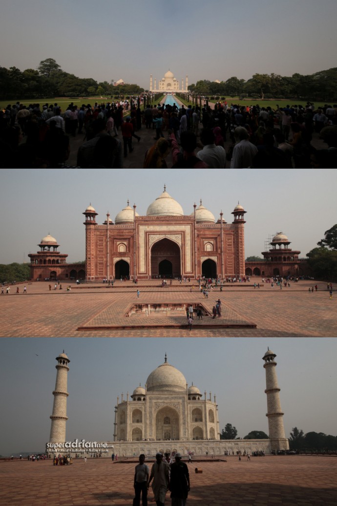 Architecture at Taj Mahal