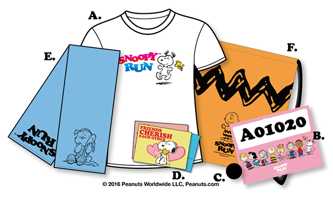 Snoopy Run Singapore 2016 Runner Pack