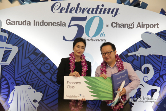 Garuda Indonesia celebrated 50 years in Singapore