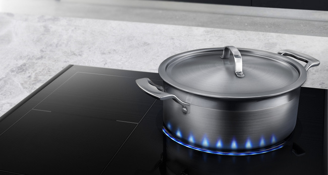 Samsung Induction Hob with Virtual Flame Technology