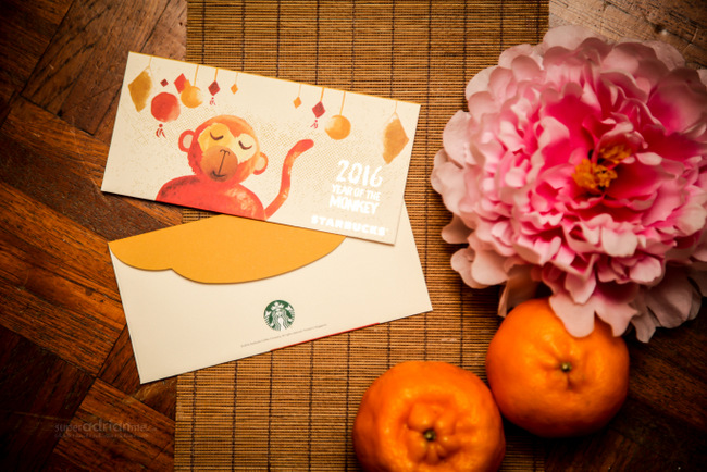Year of the Monkey 2016 Red Packet - Starbucks