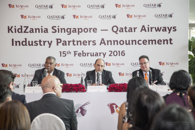Qatar Airways lands KidZania Singapore - Qatar Airways Press Conference 15 February 2016KidZania Singapore