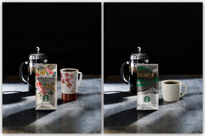 Starbucks Three Region and Tribute Blends.