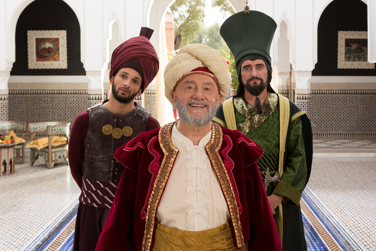 The New Adventures of Aladin (‘Les Nouvelles aventures d’Aladin’) stars Kev Adams, Jean-Paul Rouve, Vanessa Guide, William Lebghil and Audrey Lamy.