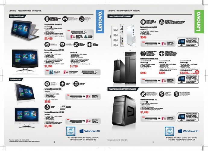 Lenovo IT Show 2016 flyer Laptop mobile phone yoga