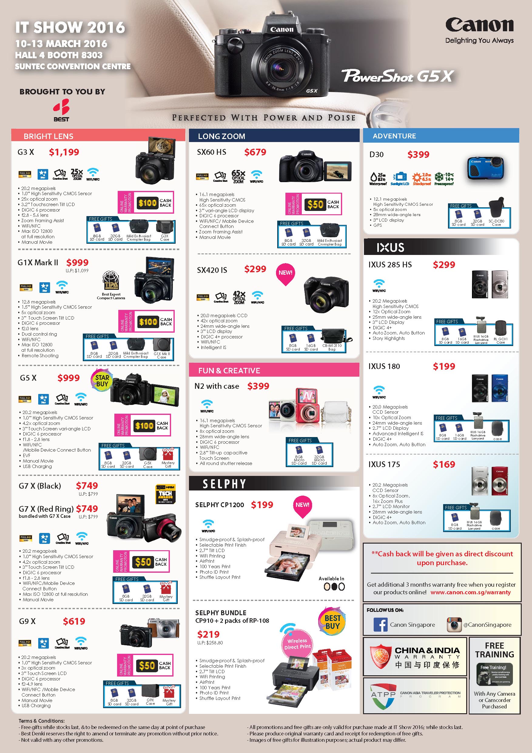 tarwe menigte Samengesteld IT Show 2016: Canon DSLR, Compact Camera and Printer Deals |  SUPERADRIANME.com