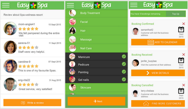 EasySpa Mobile App
