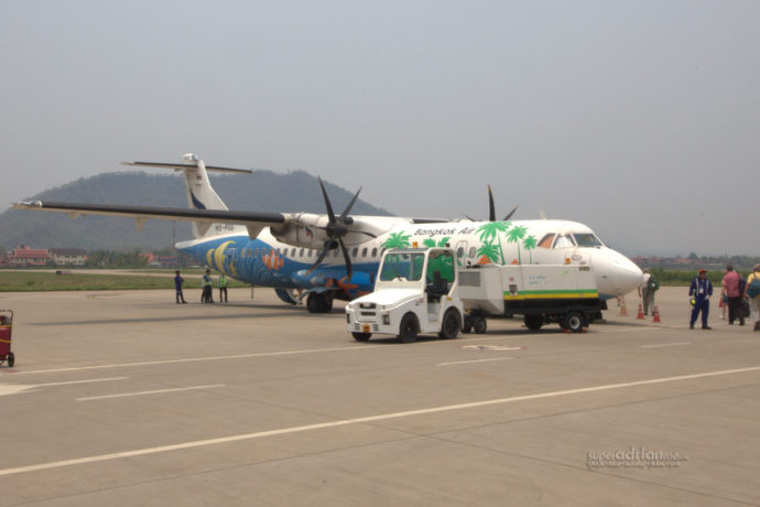 Bangkok Airways ATR72-500 in Luang PrabangBangkok Airways ATR72-500 in Luang Prabang