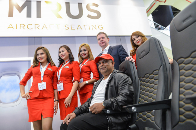 AirAsia to be launch customer of Mirus' Hawk slimline seats