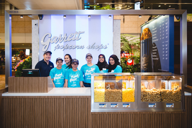 The new Garrett Popcorn Shop at Changi Airport Terminal 2