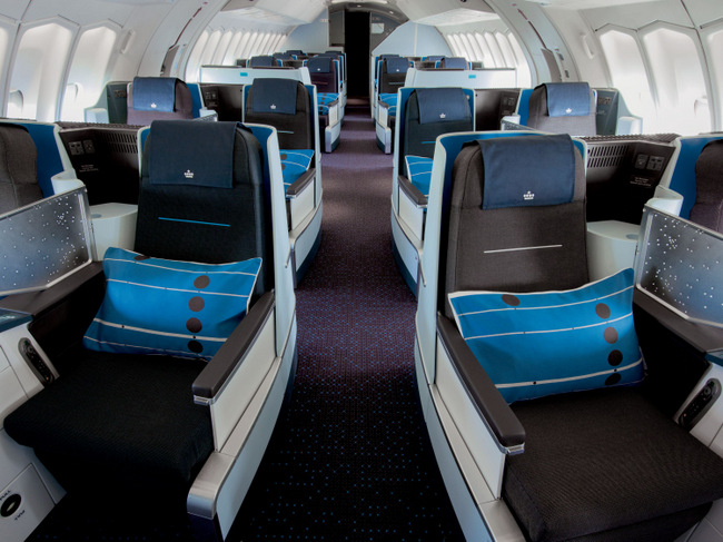 KLM World Business Class Cabin