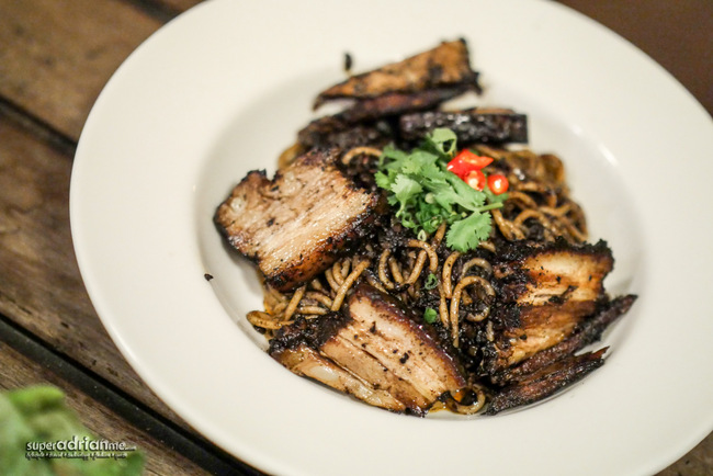 Buah Keluak Braised Pork Belly Pasta by Chef Shen Tan is a must try!!!