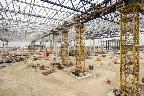 Construction of Warner Bros World in Abu Dhabi