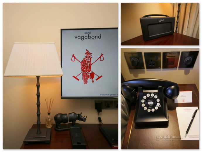 Design and Details in Hotel Vagabond's Rooms