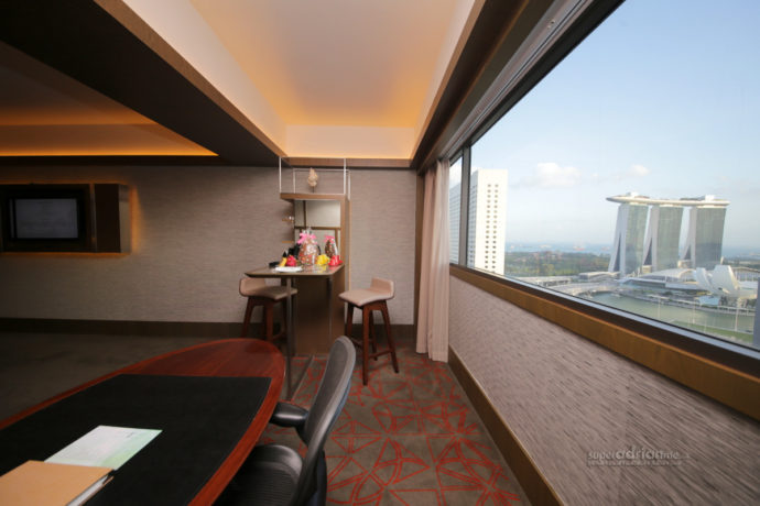 Pan Pacific Singapore Habour Studio Room offers an excellent view 