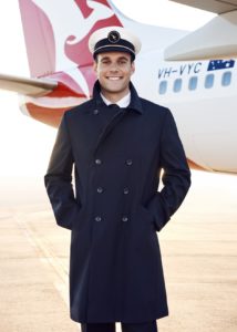 Qantas Second Officer in Trench (Duncan Killick photo)