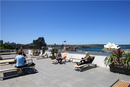 Sydney Harbour YHA Rooftop view of the Sydney Harbour (Sydney Harbour YHA photo)