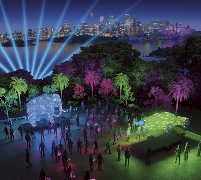 Taronga Zoo, Be the Light for the Wild - artist impression by Ample Projects_0