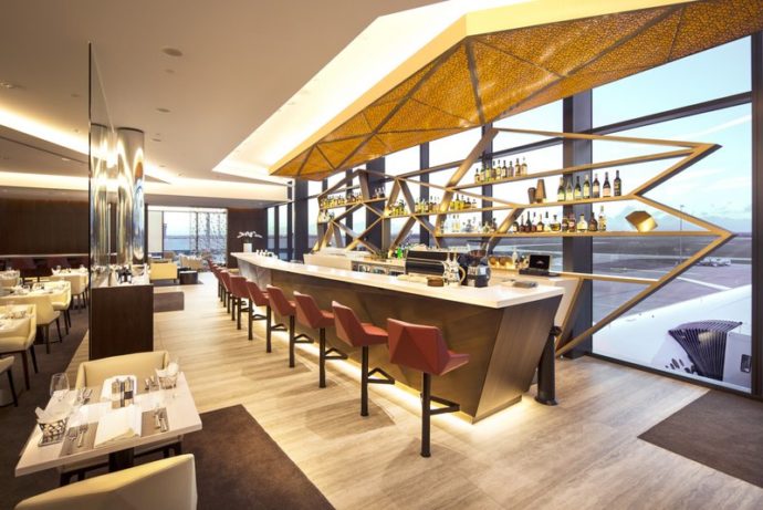 Etihad Airways Melbourne Premium Lounge Bar 