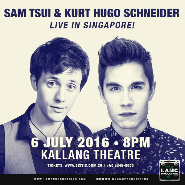 Sam Tsui & Kurt Schneider Live In Singapore
