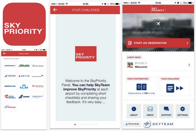 SkyTeam Priority App