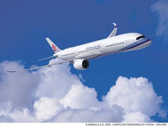 China Airlines A350 (Artist impression by Airbus)