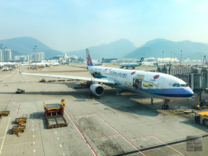China Airlines Airbus A330-302 B-18355 at HKIA