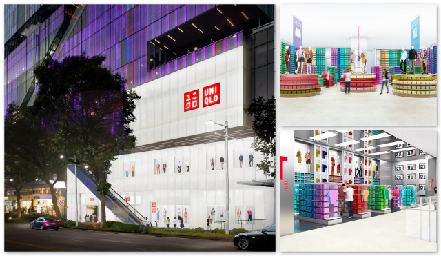 UNIQLO Global Flagship Store at Orchard Central (UNIQLO rendering)