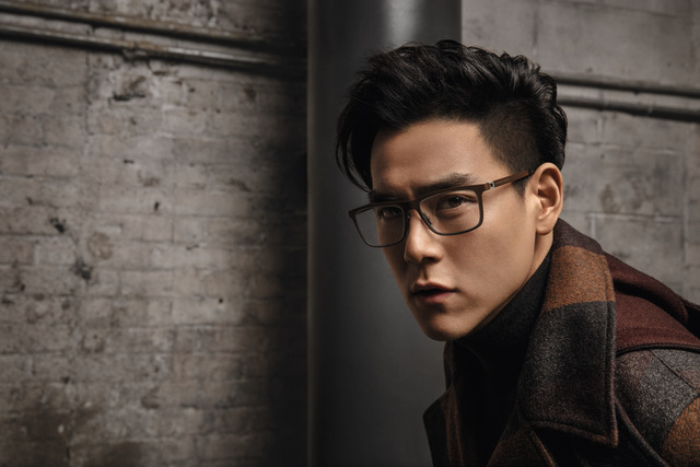 Eddie Peng in Boss Eyewear Fall/Winter 2016 Campaign