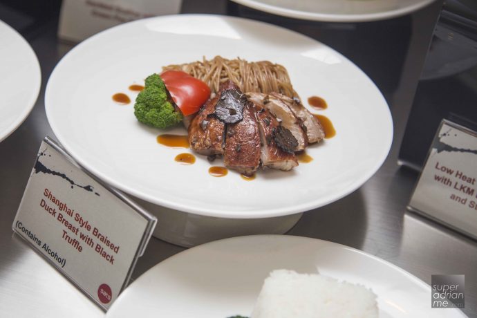 SATS Culinary Consultant Chef Qian Yibin's Shanghai Style Braised Duck Breast with Black Truffle