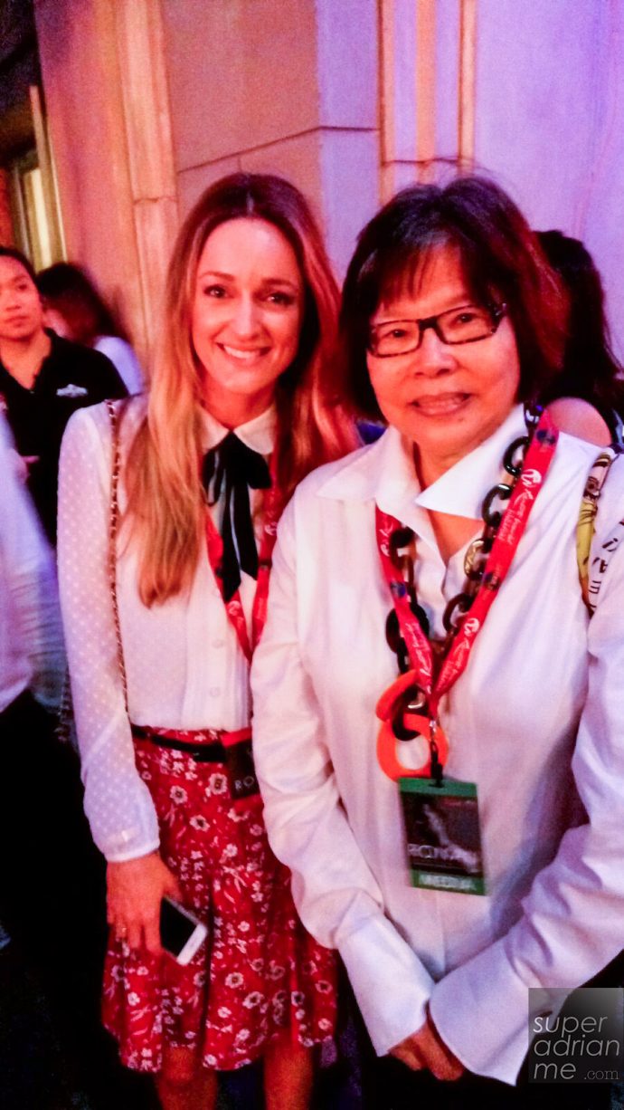 Sylvia Toh and Stormy Keating (Sylvia Toh's smartphone photo)