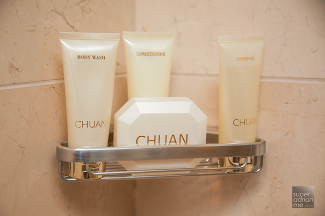 Chuan Spa amenities provided in The Langham Huntington Pasadena Suites