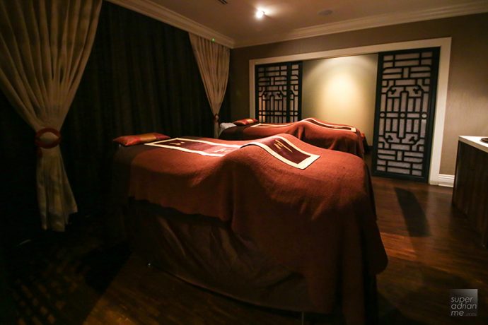 Inside the Spirit Room at Chuan Spa in The Langham Huntington Pasadena.