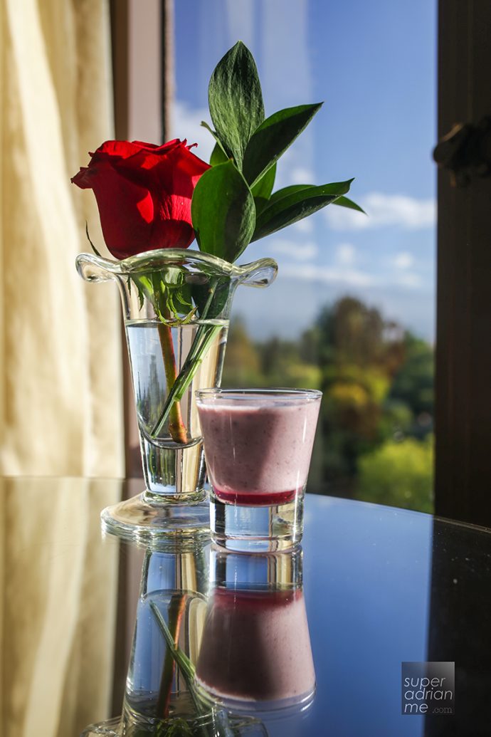 Breakfast with a view at The Langham Club Lounge in Pasadena.