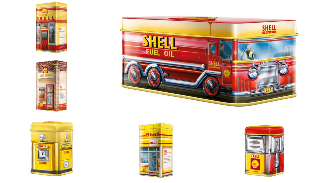 Shell Malaysia 125th Anniversary Limited Edition Canisters