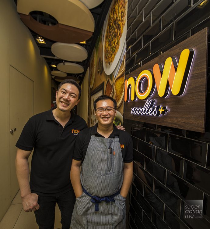 The faces behind Now Noodles - Kevin Khoo and Chef Brandon Chin