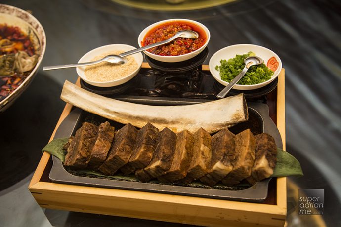 Dining Macau - Feng Wei Ju - Braised Beef Loin with Lotus Paste