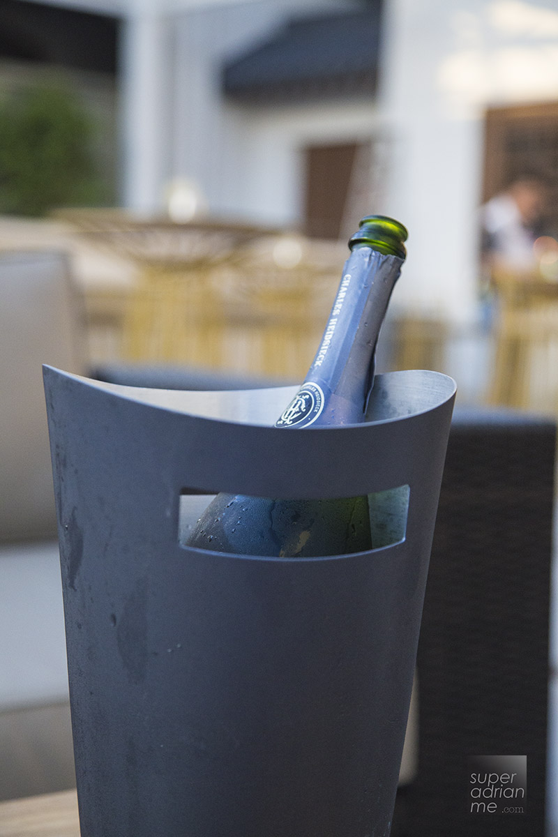 Indulge yourself with some Charles Heidseck Champagne at vlv
