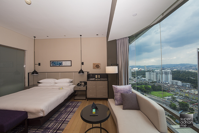 Hilton Kuala Lumpur Executive Room with an excellent view overlooking KL Sentral